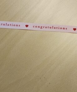15mm grosgrain ribbons with wording - Image 7